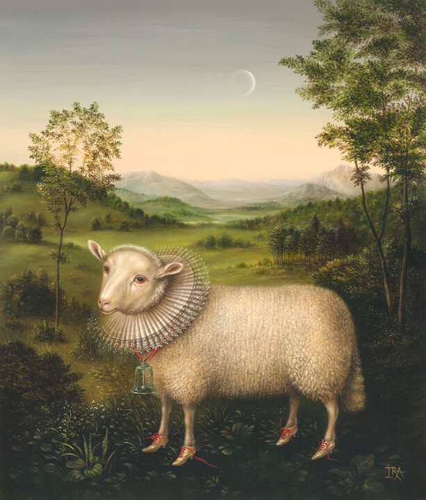 Pastoral, Print on canvas 50 cm. Incisioni, stampe, 19,7x16,7 in