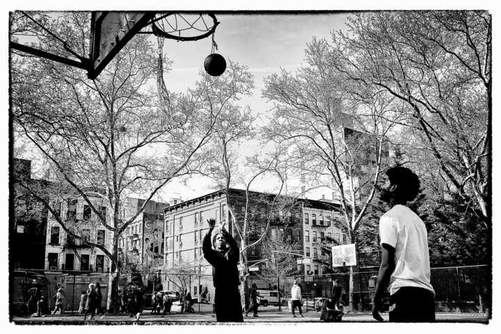 Basketball players. 摄影