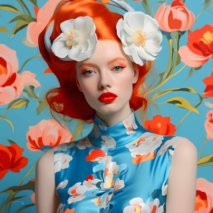 FASHION GIRL PORTRAIT SERIES N10 数字艺术