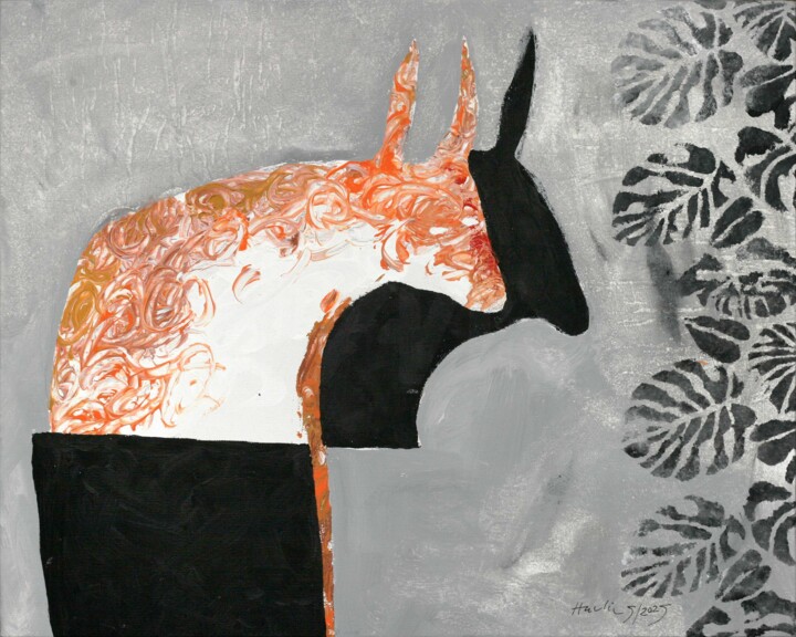 绘画 标题为“My Pet” 由Jiri Havlik, 原创艺术品, 丙烯