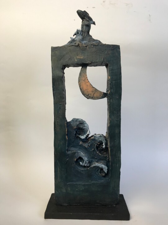 雕塑,  17.7x7.5 in 