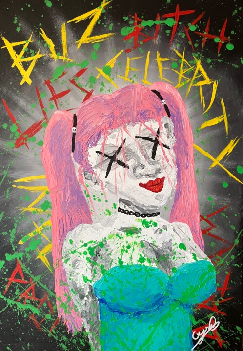 À Saturday Night Like Other Schilderij, 21,7x15 in