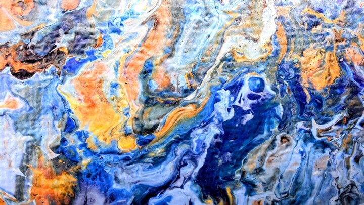 Artwork's surface or texture