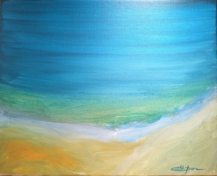 Je vais y aller Malarstwo, 13x16,1 in
