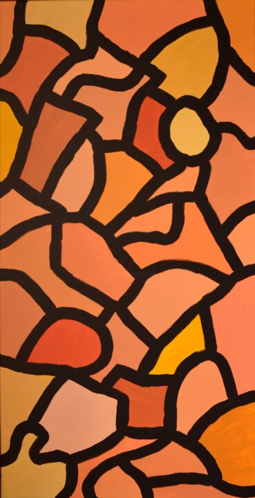 Nudes 4. 绘画, 47.2x25.6 in