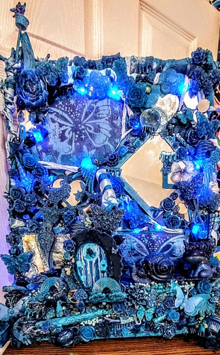 Blue Reverie 雕塑, 19x13 in