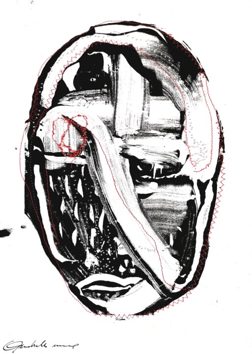 Portrait 20/ 绘画, 16.5x11.8 in