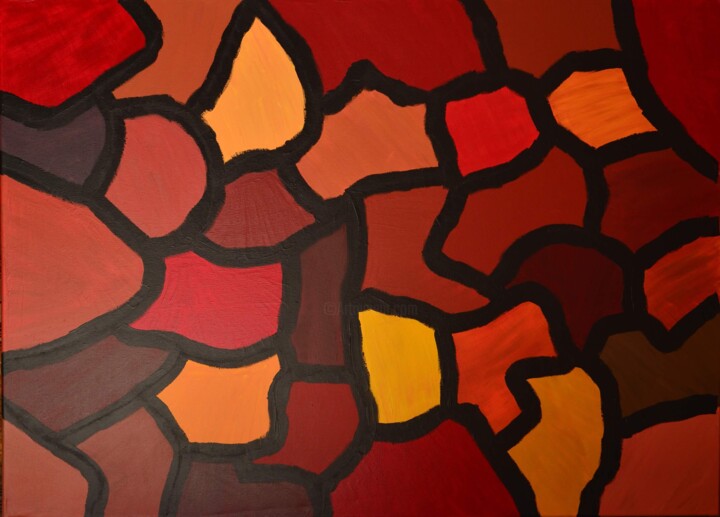 Sunset lover 绘画, 35.4x47.2 in