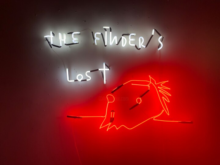 The finder's lost Heykel, 36,2x48,4 in
