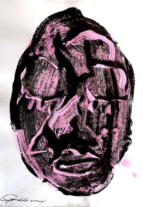 Portrait 61 绘画, 16.5x11.8 in