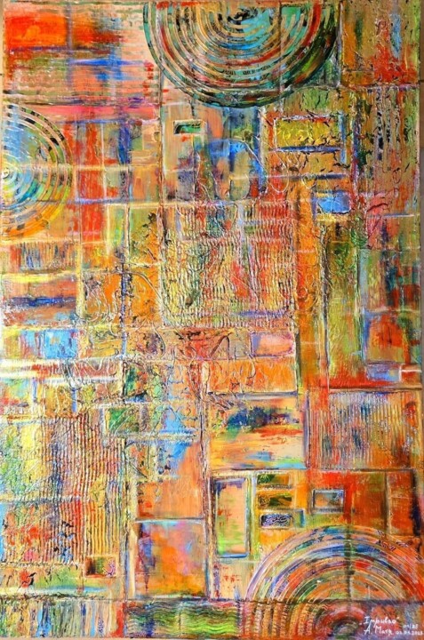 Impulso 绘画, 35.4x23.6 in