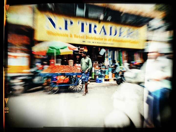 Street India 摄影, 31.5x47.2 in