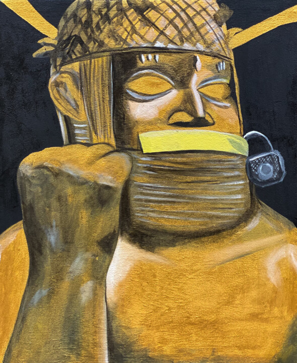 Oluwa saved me Schilderij, 24x20 in
