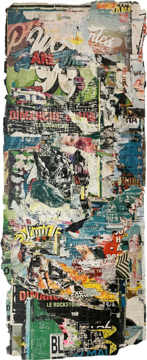 拼贴,  84.7x34.7 in 