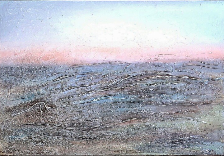 Sea 绘画, 19.7x27.6 in