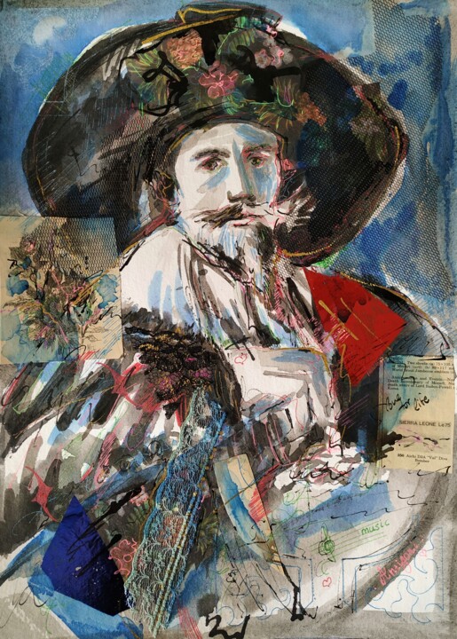 Waiting for the Sun 绘画, 14.2x10.2 in