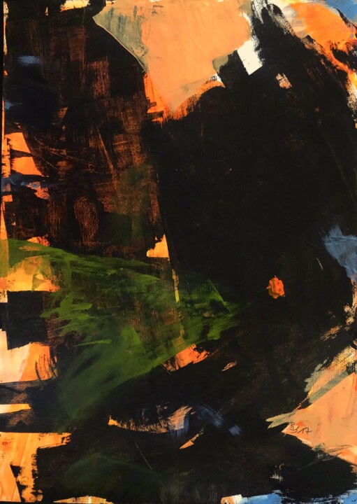 NO WAY OUT 绘画, 27.6x19.7 in