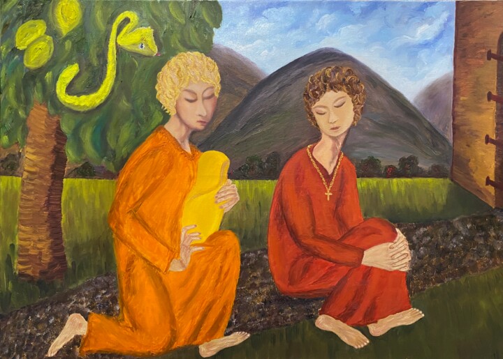 Spirit and Sensuality 绘画, 27.6x39.4 in