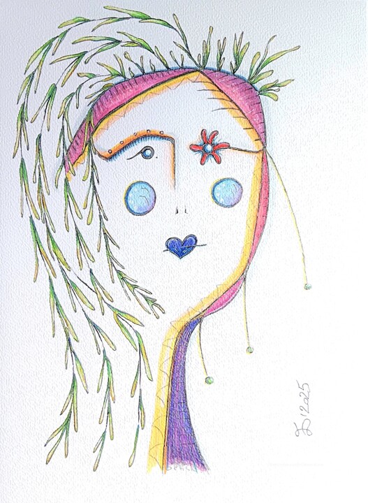 The willow's story. Spring is coming... series 图画, 11.7x8.3 in