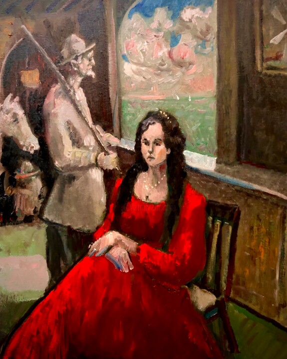 THE WAIT Pittura, 16x20 in