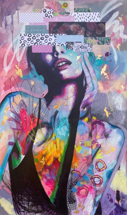 Inner world 绘画, 47.2x27.6 in