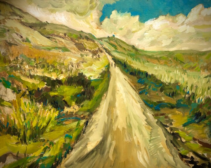 LOS RAMBLES PATH SAN JUAN CAPISTRANO Pittura, 16x20 in