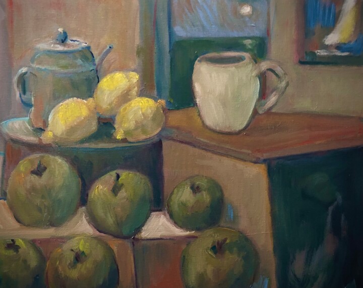 MEDITATION ON A STILL LIFE Pittura, 16x20 in