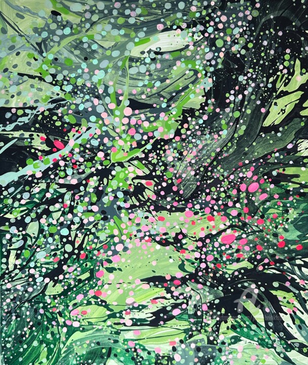 Fresh nature’s wildness 绘画, 47.2x39.4 in