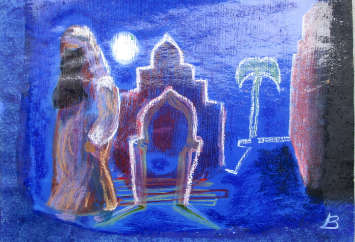 Mond im Orient 图画, 8.3x11.4 in