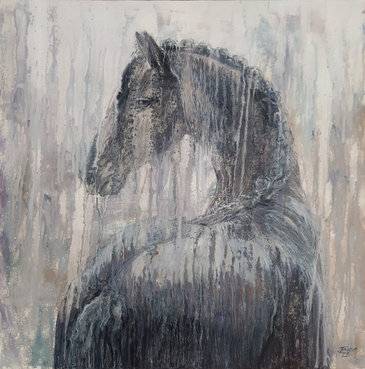 绘画,  27.6x27.6 in 
