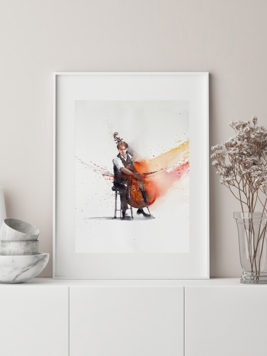 Melody of Color 绘画, 11.8x9.1 in