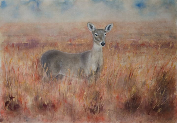 Watcher 绘画, 15x22.1 in
