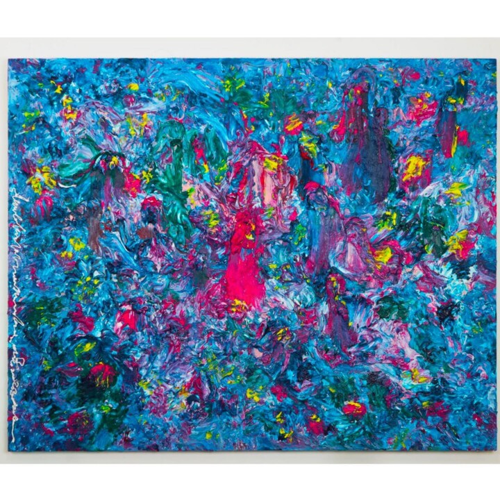 Humming Letter #99 绘画, 51.6x63.9 in
