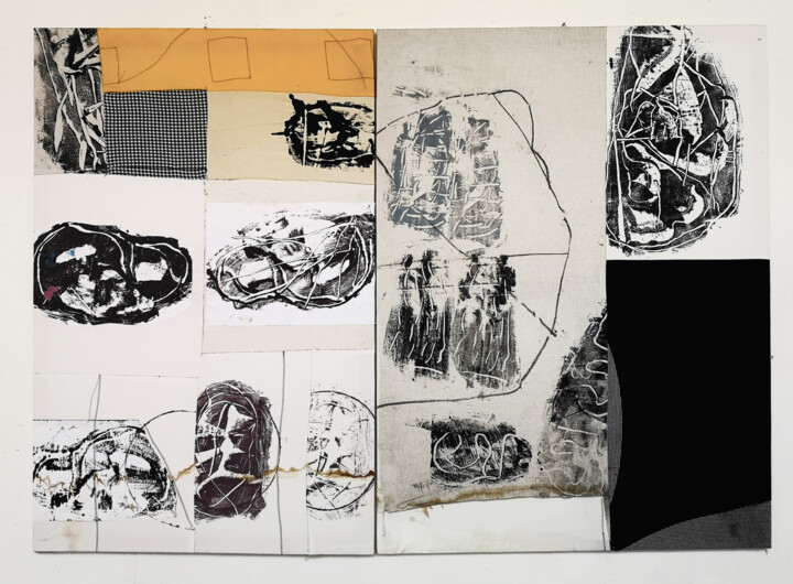 Untitled 49 a/b 绘画, 49.6x69.7 in