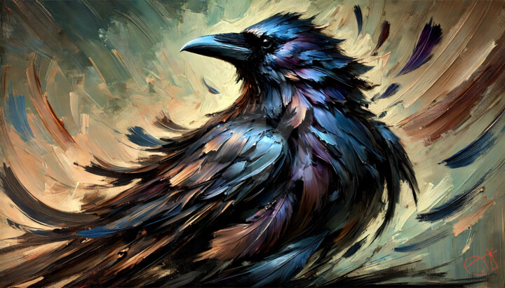 Crow 数字艺术