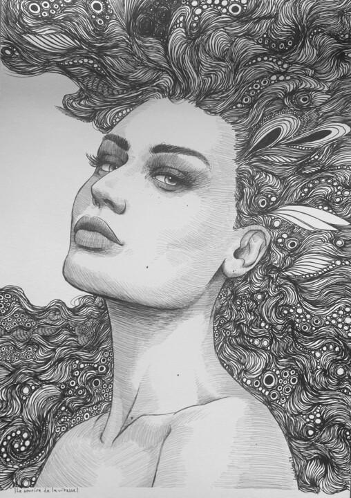 图画,  11.7x8.3 in 