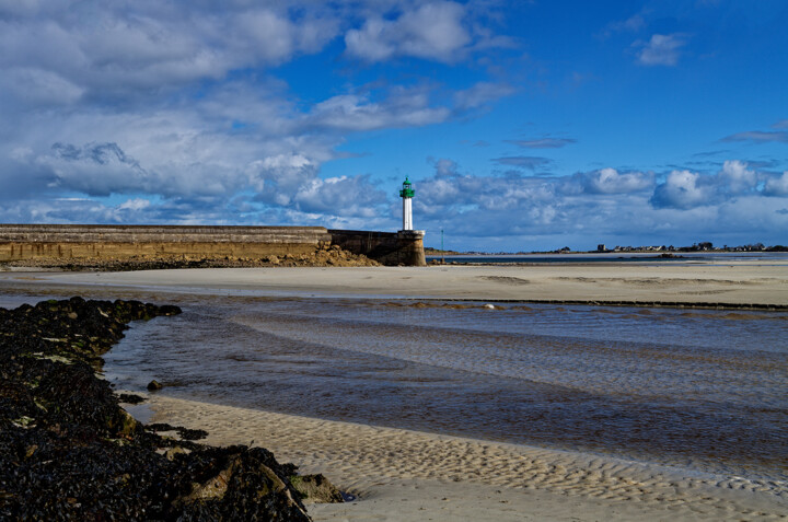 Port de Moguériec en mars 2. Fotografia, 391,3x590,6 in
