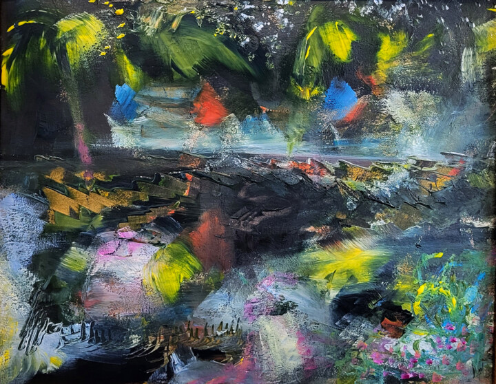 Peinture intitulée "Gouaches de Février…" par Muriel Cayet, Œuvre d'art originale, Gouache