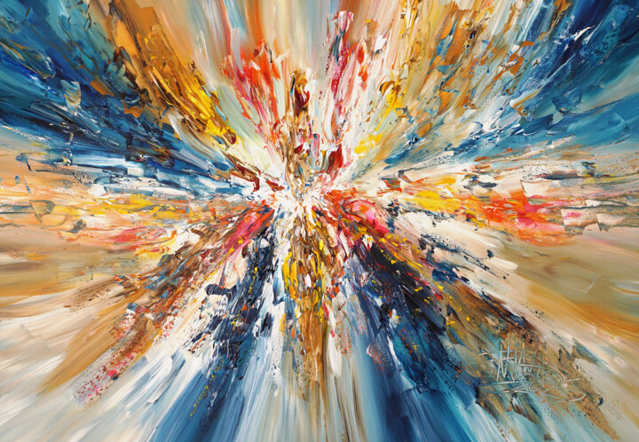 Magical Energy Cloud M 4 Peinture, 32,7x47,2 in