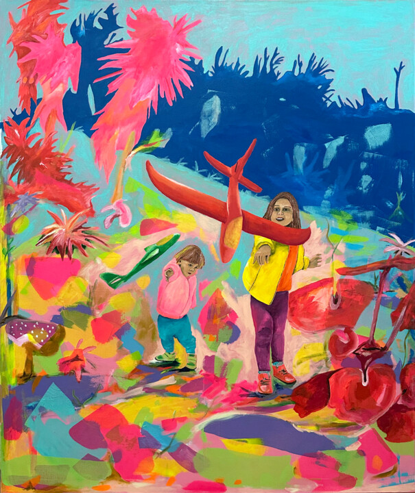 In a world without shadows 绘画, 47.2x39.4 in