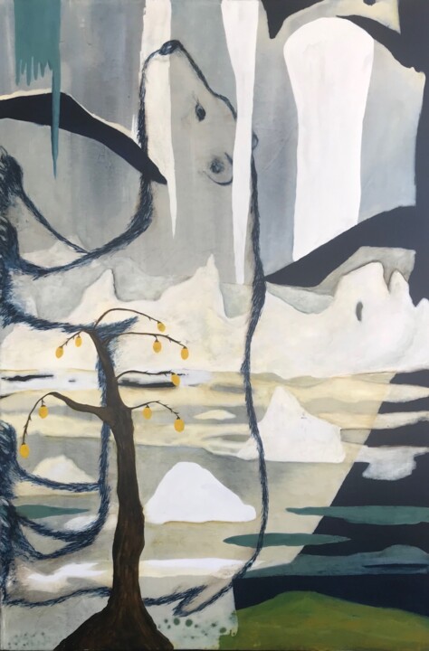 HIVER DE FORCE 绘画, 36.2x24 in