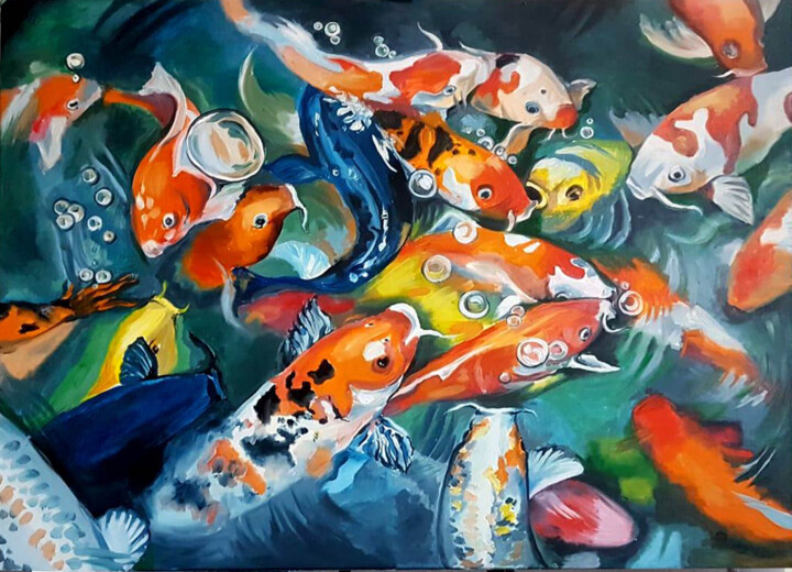 Creating Abundance 绘画, 23.6x31.5 in