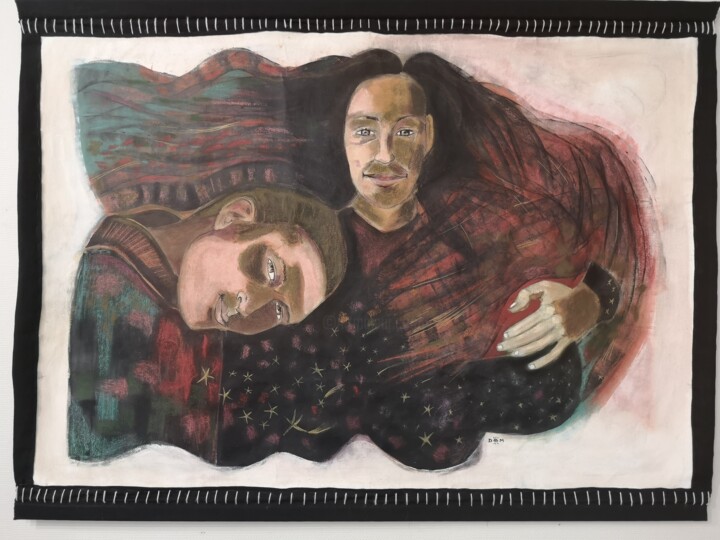 Dans la danse Schilderij, 44,5x59,1 in