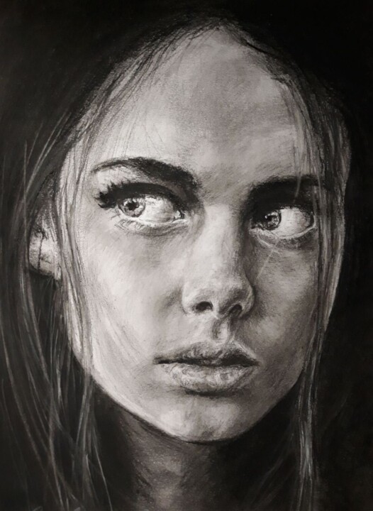 Лукавый взгляд Tekening, 11,7x8,3 in