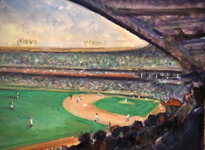 ANGLES GAME DAY ANAHEIM STADIUM Картина, 12x16 in