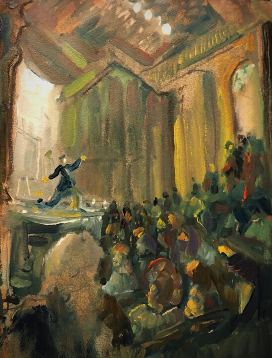 THE SHOW 绘画, 12x16 in