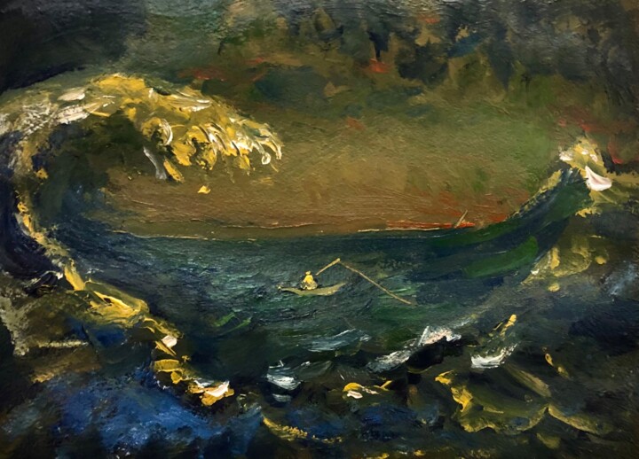 BIG WAVE Tablo, 12x16 in