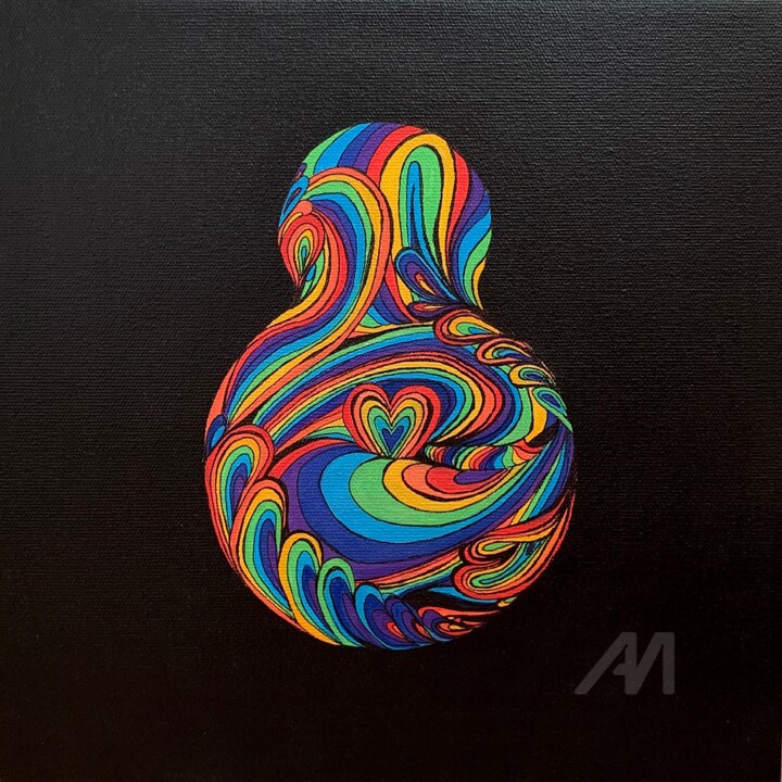 A la Rus! Matryoshka 绘画, 11.8x11.8 in