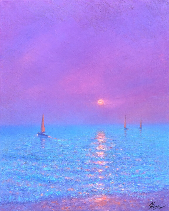 Sea 04 绘画, 19.7x15.8 in