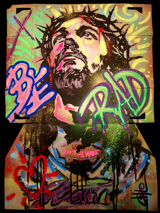 BE RADICAL 绘画, 26.8x18.9 in